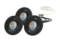 Rutec LED-Einbaustrahler3er  ALU57332WWD 