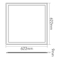Nobile LED Panel Q2S weiß 40W 1570401343 