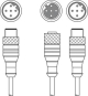 Leuze K-YPB     K-YPB M12A-5m-M12A-S-PUR 