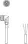 Leuze Anschlussleitung KD U-M8-3W-V1-050 