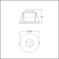 ThornEco Einbaustrahler SYLVIE IP65 ws 