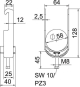 OBO BS-W1-K-58 A2 Bügelschelle 2056 