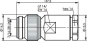 TEGA TNC-Kabelstecker Feder  J01010A0069 