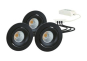 Rutec LED-Einbaustrahler3er  ALU57332WWD 
