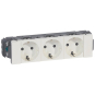 Legrand 077203 Steckdose 3-fach Snap-On 