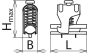 DEHN Schirmanschlussklemme D=13-  308405 