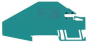 Weidmüller PHP PNT 2.5/4 Abschlussplatte 