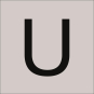 RZB Buchstabe "U",200mm      99224.003.U 