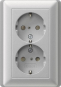 GIRA 078326 SCHUKO-Doppelsteckdose SH+ 