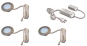 Hera 3er Set FR 55-LED 3W ww 61056938002 