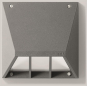 BEGA Wandleuchte silber 3000K   22292AK3 