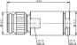 TEGA TNC-Kabelstecker Feder/   100023726 