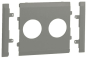 Hager Blende 2fach Steckdose    G3792LAN 