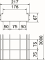 OBO CGR 50 200 A2 C-Gitterrinne 