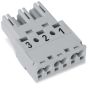 WAGO 770-253 Stecker,3-polig,grau 