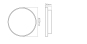 Nobile LED Aufbau WD 400 R    1514001802 
