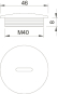 OBO 108 M40 PS Verschlussschraube M40 PS 