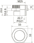 OBO 107 ADA PG21-M25 Adapter PG-M 