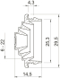 OBO EDVS M25 LGR Einsteckdichtung M25 PE 