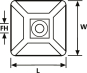 Hellermann MB4CA-PA66-NA(100) 