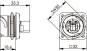TG STX V1 Flanschset RJ45    J80020A0001 