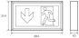 RP-Technik RZ-Leuchte Wand EB   LXW011WL 