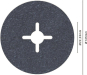 Bosch Fiberschleifscheibe     2608607255 