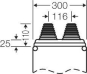HENS Anbauflansch                 MIFP72 