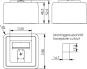 TG Modul-Aufnahme AP 80x80   H02000A0090 