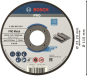 Bosch Trennscheibe gerade     2608603164 