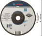 Bosch Schruppscheibe gekröpft 2608603183 