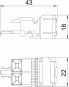 OBO ASM-C6 S Anschlussmodul CAT 6 