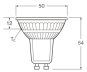 Ledvance LED PAR16 100 36° P 8W 827 GU10 