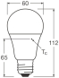 LEDV LED Bulb 10,5-75W/827 1055lm 