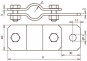 DEHN Erdungsrohrschelle St/tZn    410038 
