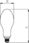 PHIL TForce Core LED HPL 24,5W/840 (125W 