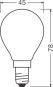 LEDV LED Tropfen 4,8-40W/827 470lm 