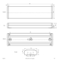EVN LED Anbaupanel 600mm -     FLD600125 