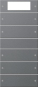 GIRA 219528 Wippenset 5fach Plus (2+3) 