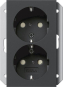 GIRA 2735005 SCHUKO-Doppelsteckdose SH 