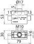 DEHN Erdungspatrone Typ A EP NH00 TI M10 