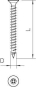 OBO 4759 3.5x25 Sprint-Schraube Senkkopf 