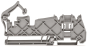 WAGO 790-400 Sammelschienenhalter,für 