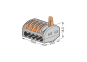 WAGO 222-415 CLASSIC-Verbindungsklemme, 