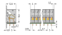 WAGO 741-105 Leiterplattenklemme, 