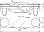 DEHN SV-Klemme Rd 7-10/Fl 40/Rd   308330 