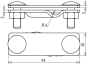 DEHN SV-Klemme NIRO f. SVK 7.10 FL30 V4A 