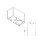 Brumberg Anbaumodul rechteckig, 45124550 