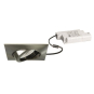 BRUM LED-Einbaustrah. eckig Nickel  BB14 