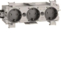 Hager Steckdose 3fach m.Wago  GS30019011 